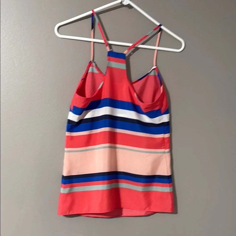 J. Crew Vibrant Striped Camisole in Red and Blue